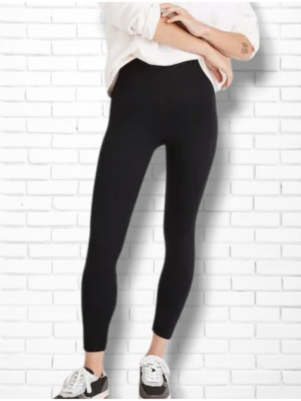 Madewell MWL Form Black High-Rise Leggings Size M